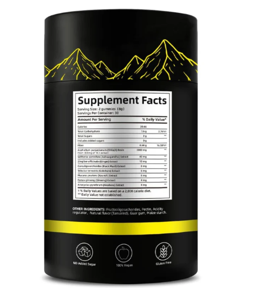 Shilajit Gold Box | 3000mg | 60 Gummies
