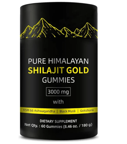 Shilajit Gold Box | 3000mg | 60 Gummies