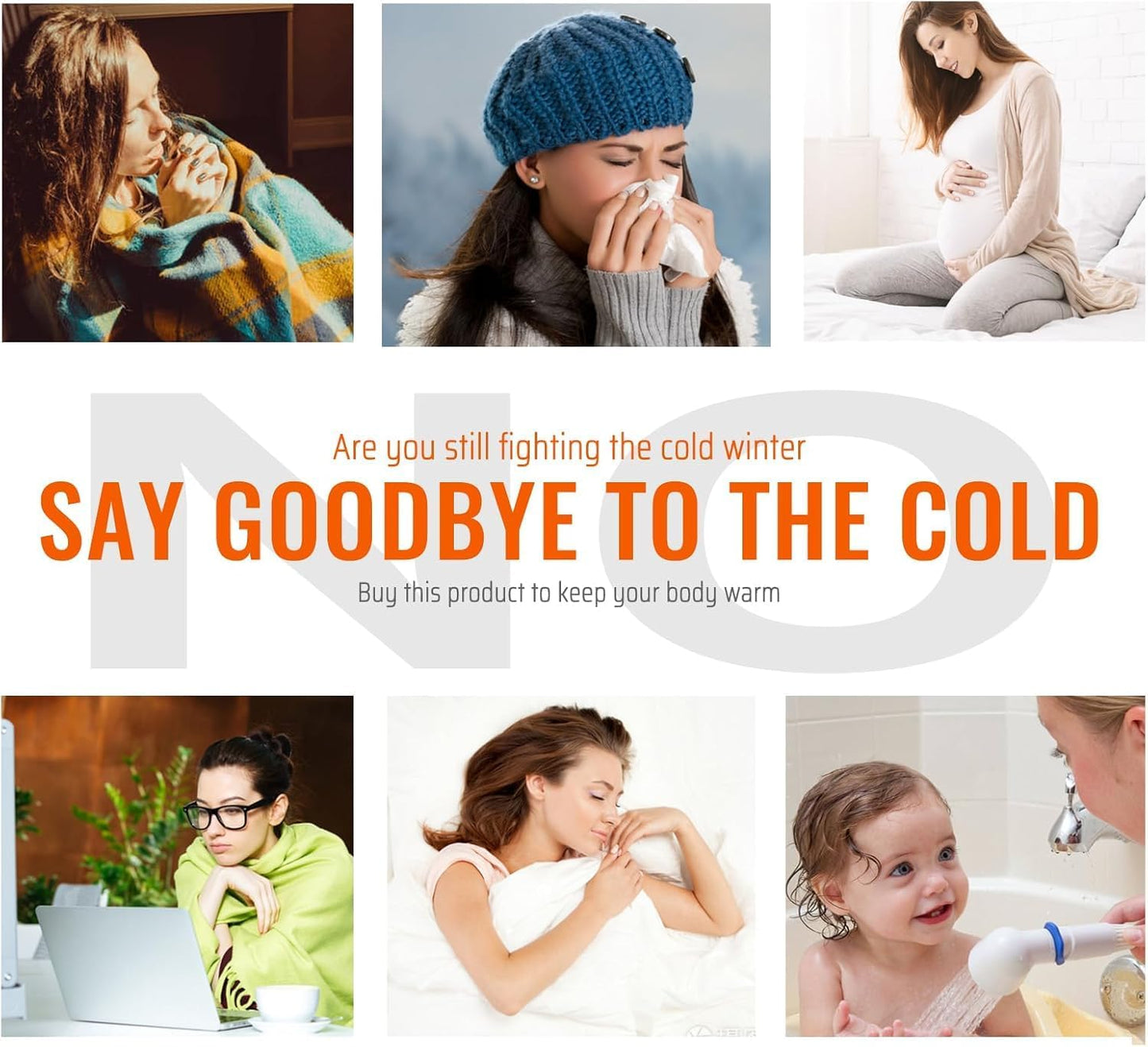 Mini Plug in Heater, Portable Wall Space Heater with Remote