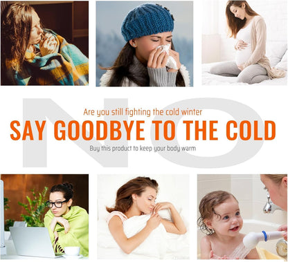 Mini Plug in Heater, Portable Wall Space Heater with Remote